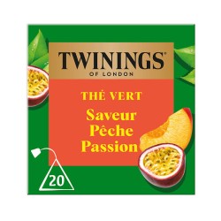 Thé vert saveur pêche passion x20