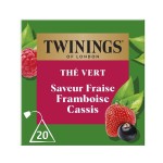 Thé vert saveur fraise framboise cassis x20