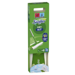 Kit balai attrape-poussière + lingettes sèches et humides