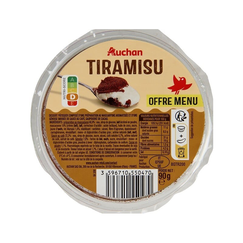 Tiramisu 90g