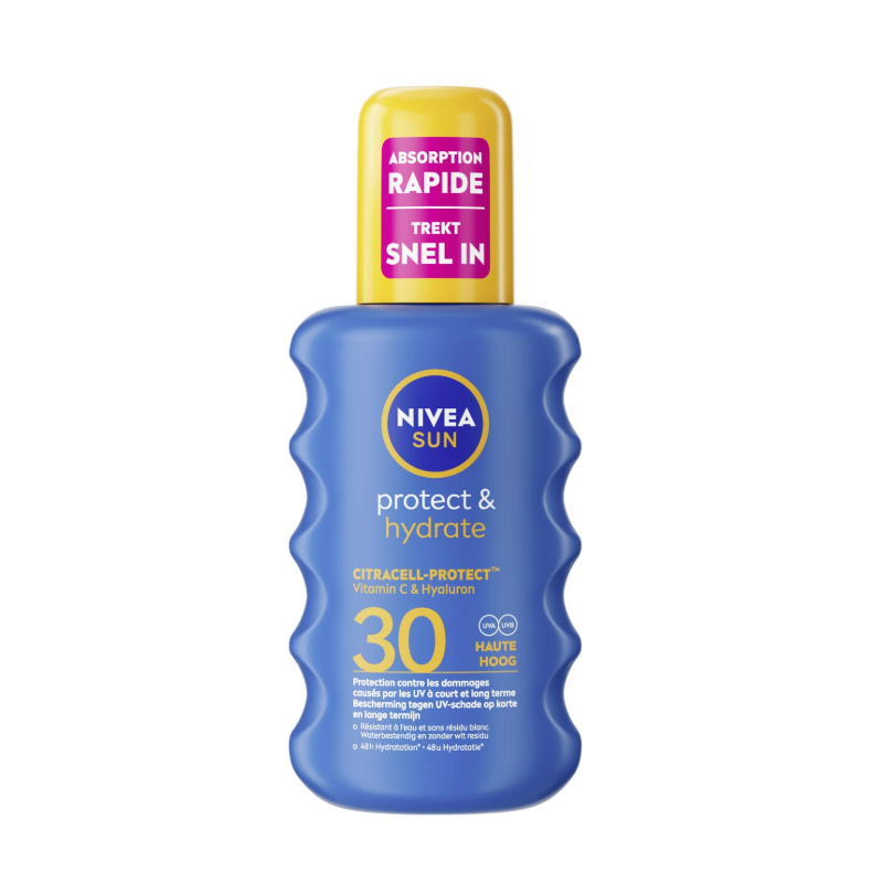 Crème solaire SPF30 hydratant 48h résistant à l'eau 200ml