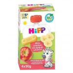 Gourde pomme banane biscuit bio dès 5 mois4x90g