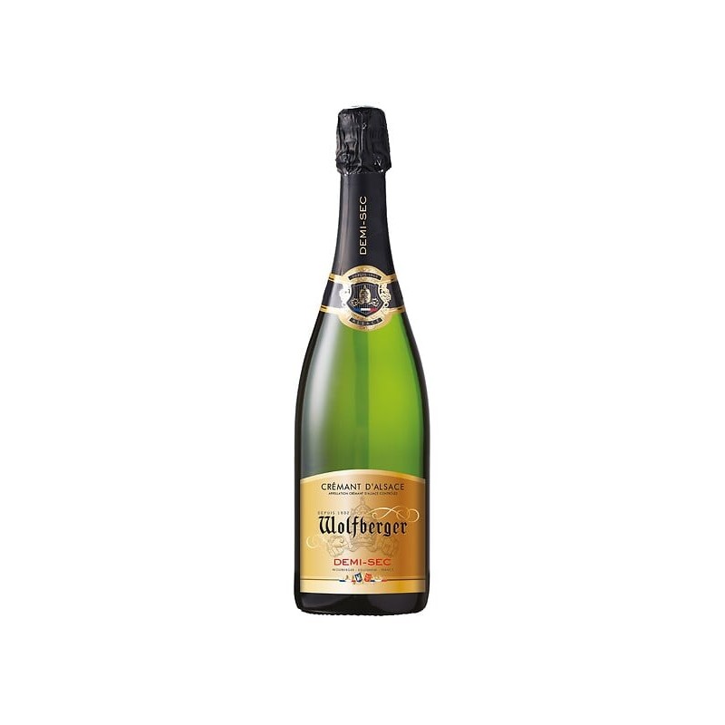 Crémant d'Alsace AOP demi-sec 12% 75cl