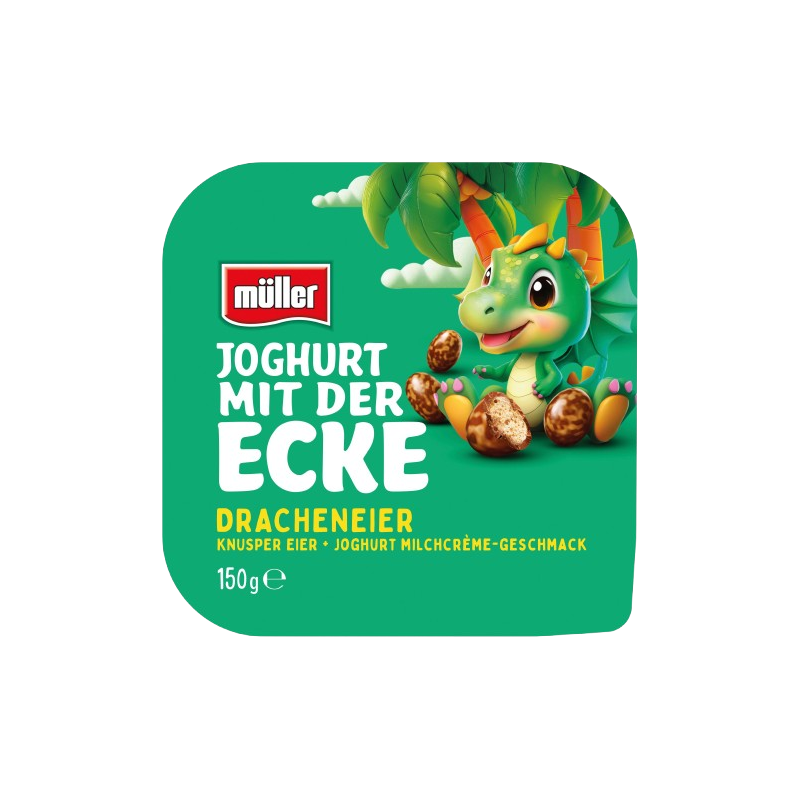 Yaourt crème de lait avec oeufs croustillants 136g +14g