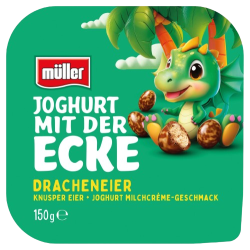 Yaourt crème de lait avec oeufs croustillants 136g +14g