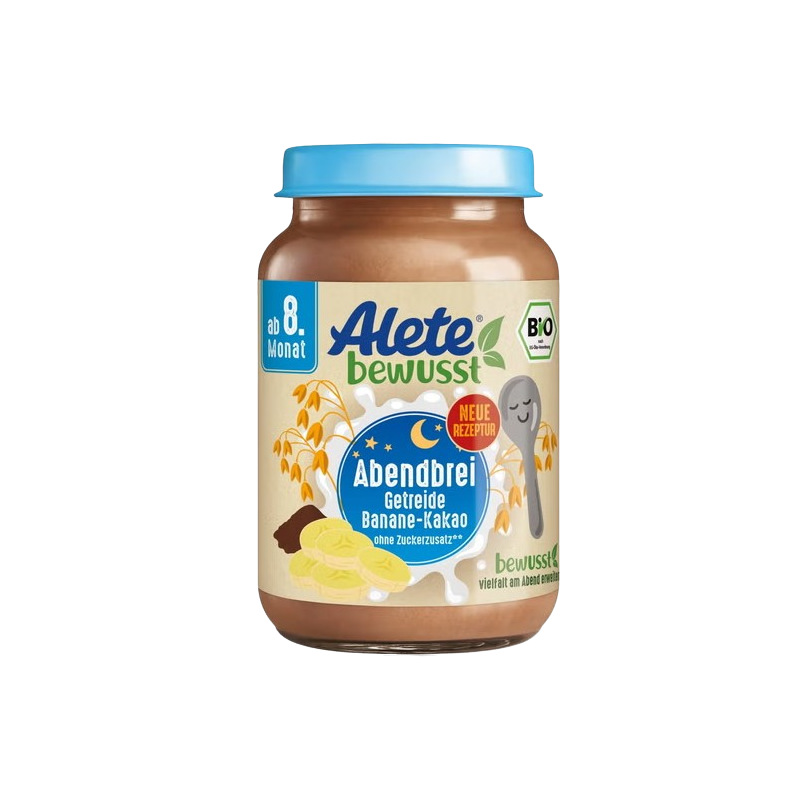 Bouillie du soir céréales banane et cacao bio dès 8 mois 190g