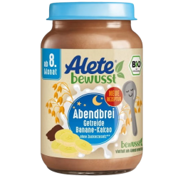 Bouillie du soir céréales banane et cacao bio dès 8 mois 190g