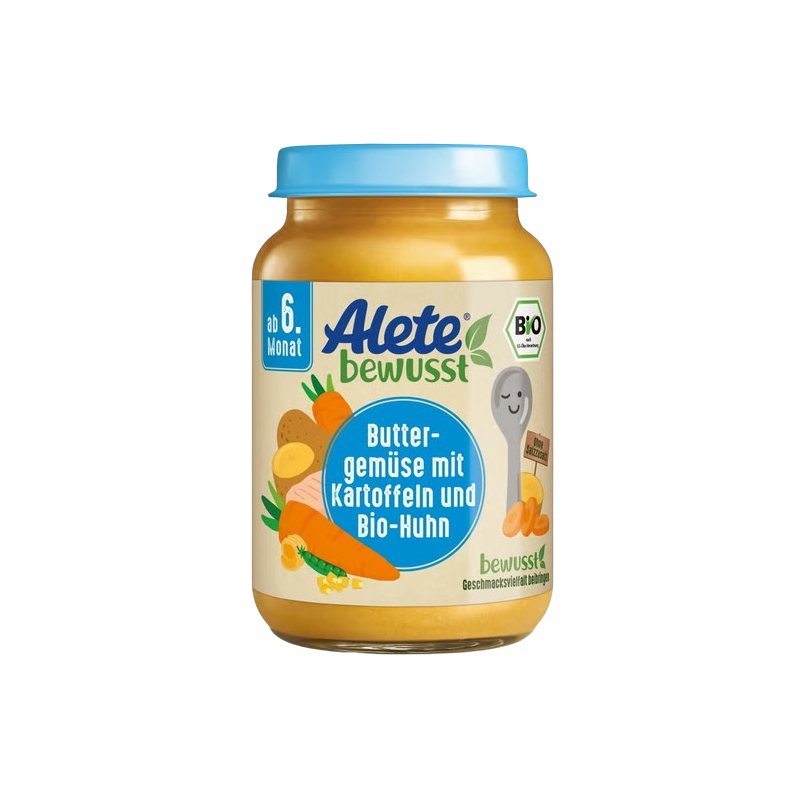 Petit pot légumes au beurre pommes de terre et poulet bio dès 6 mois 190g