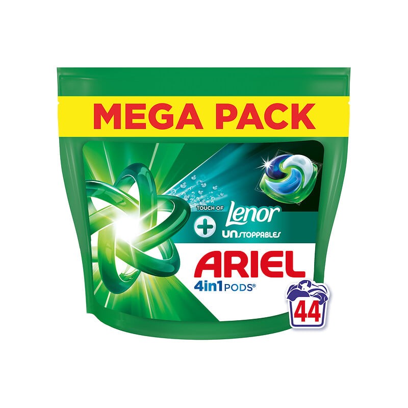 Pods de lessive 4en1 touch of Lenor unstoppables x44