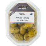 Olives vertes Ail & Herbes 130g
