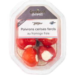 Poivrons cerises farcis au fromage frais 110g