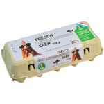 CULTIVONS LE BON Auchan oeufs de poules élevées en plein air x10