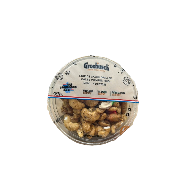 Noix de cajou grillée salée poivrée 150g