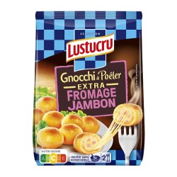 Gnocchi à poêler extra au fromage et jambon 300g