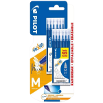 Recharges frixion encre effaçable pointe moyenne bleu 2x6