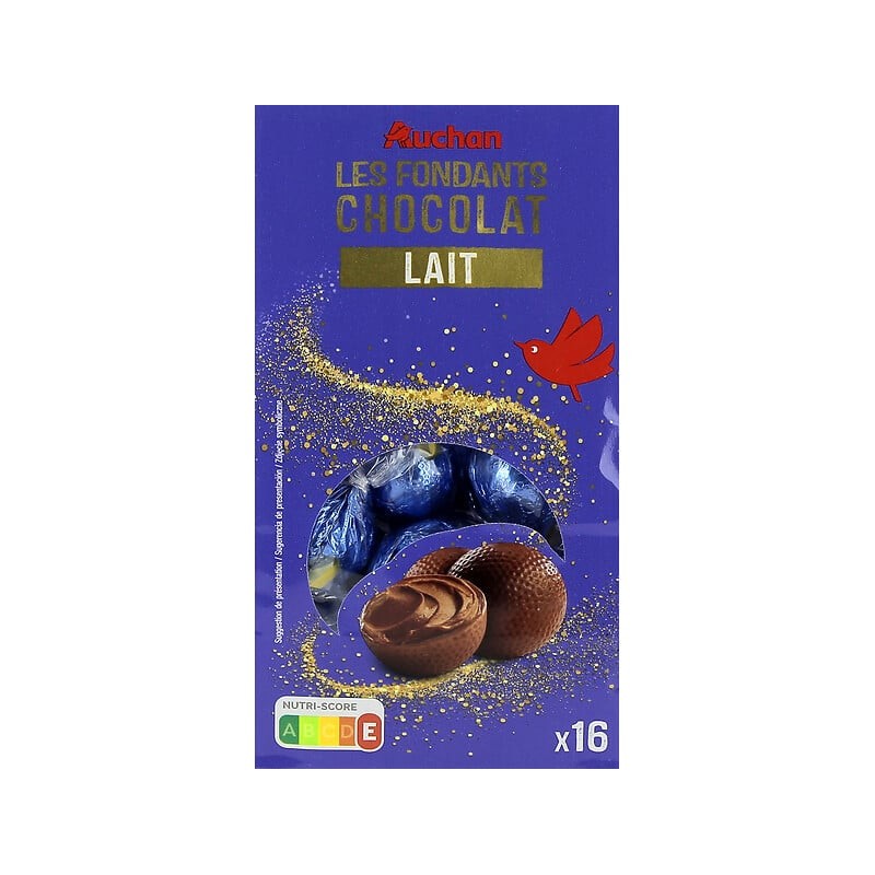 Boules de chocolat au lait les fondants x16 200g