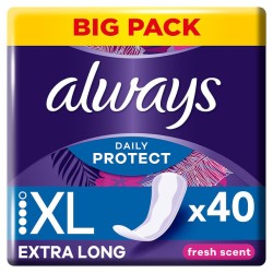 Protège-slips extra long XL parfum frais x40