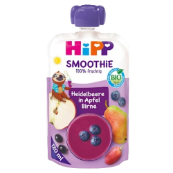 Gourde smoothie mix myrtille pomme poire bio dès 12 mois 120ml