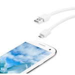 Câble micro USB blanc