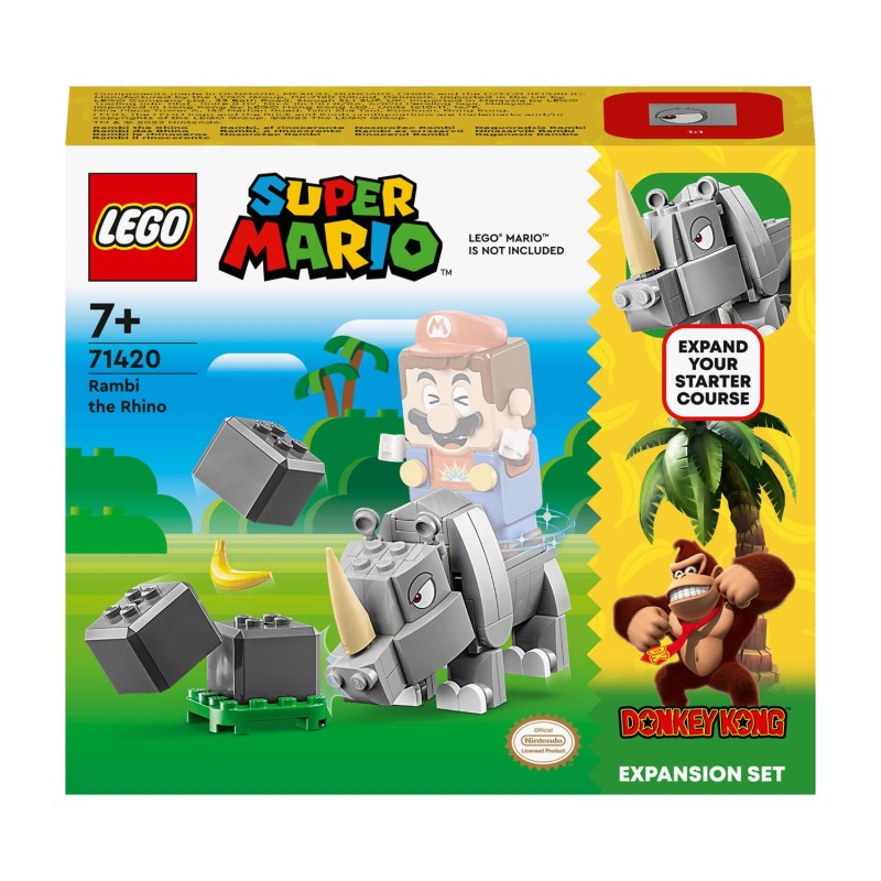 Super Mario Ensemble d'extension Rambi le rhinocéros 71420