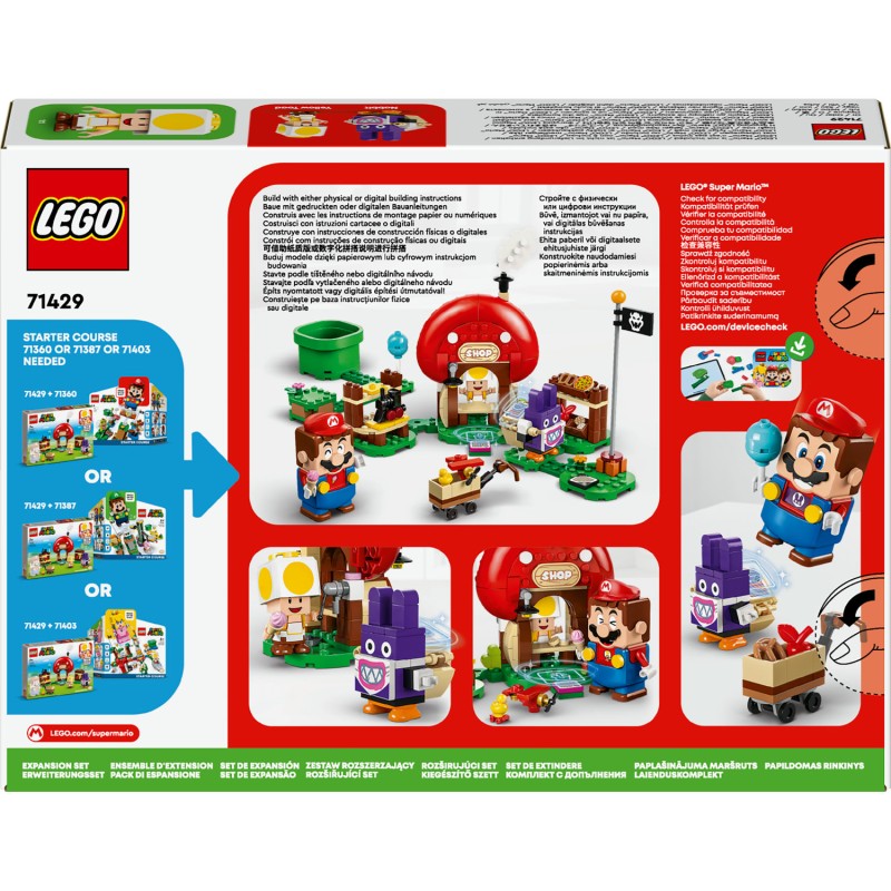 Super Mario Ensemble d'extension Carottin et la boutique Toad 71429