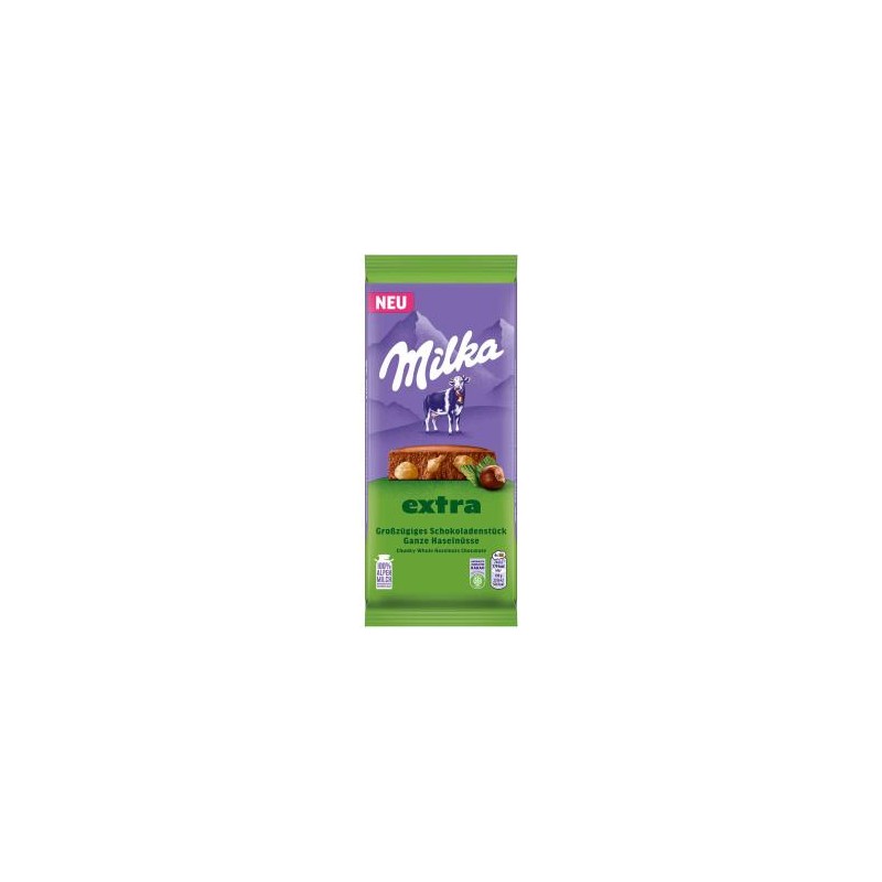 Tablette de chocolat au lait extra noisettes entières 190g