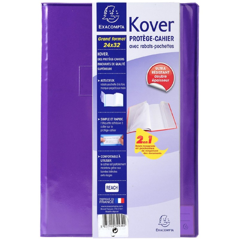 Protège cahier translucide 24x32cm