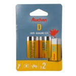 Piles alcaline D LR20 1.5V x2