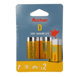 Piles alcaline D LR20 1.5V x2