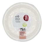 Assiettes Plates 23cm x10