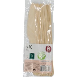 Couteaux en Bois Planet Friendly x10
