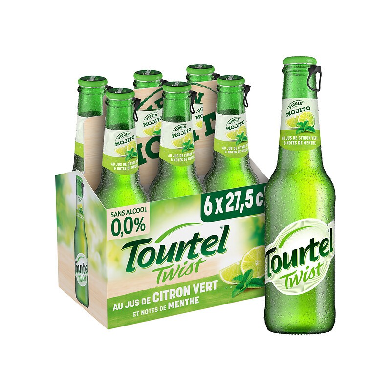 Bière sans alcool aromatisée au jus de citron vert 6x27.5cl