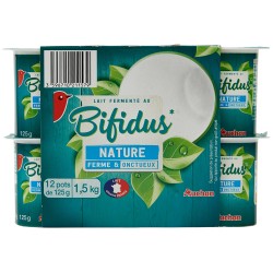 Yaourt Bifidus Nature 12x125g