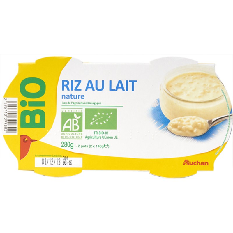 Riz au Lait 2x140g