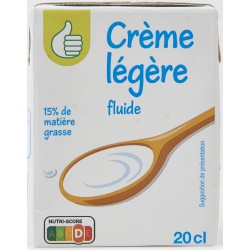 Crème Fluide Légère 15%MG 20cl