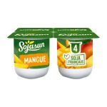 Dessert végétal au soja et mangue 4x100g