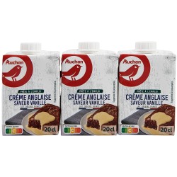 Crème Anglaise arôme Vanille 3x200ml