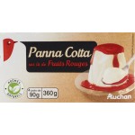 Panna Cotta sur Lit de Fruits Rouges 4x90g