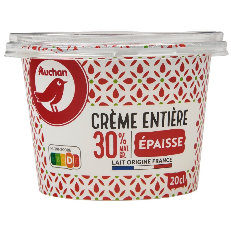 Crème Fraîche Epaisse Entière 30%MG 20cl