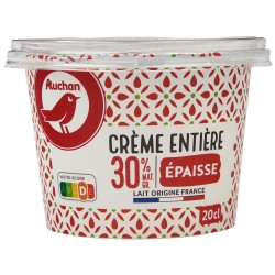 Crème Fraîche Epaisse Entière 30%MG 20cl