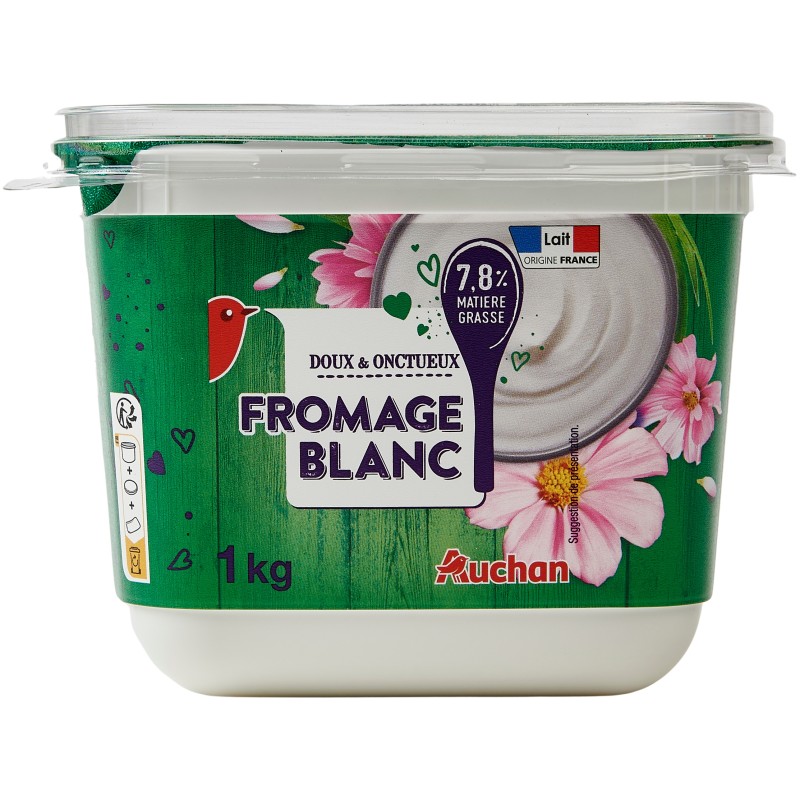 Fromage Blanc Frais 7.8%MG 1kg