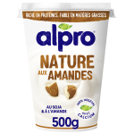 Yaourt végétal nature au soja et amande 500g
