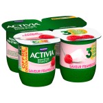 Yaourt bien-être digestif saveur framboise 4x125g