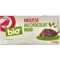 Mousse au Chocolat Noir 2x70g