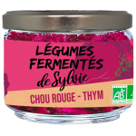 Légumes fermentés chou rouge thym bio vegan 180g