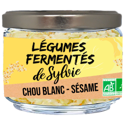 Légumes fermentés chou blanc sésame bio vegan 180g