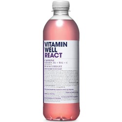 Eau vitaminée react cassis 500ml