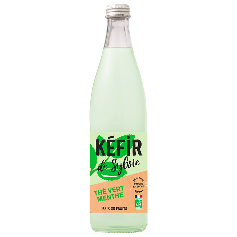 Kéfir pétillant thé vert bio 25cl