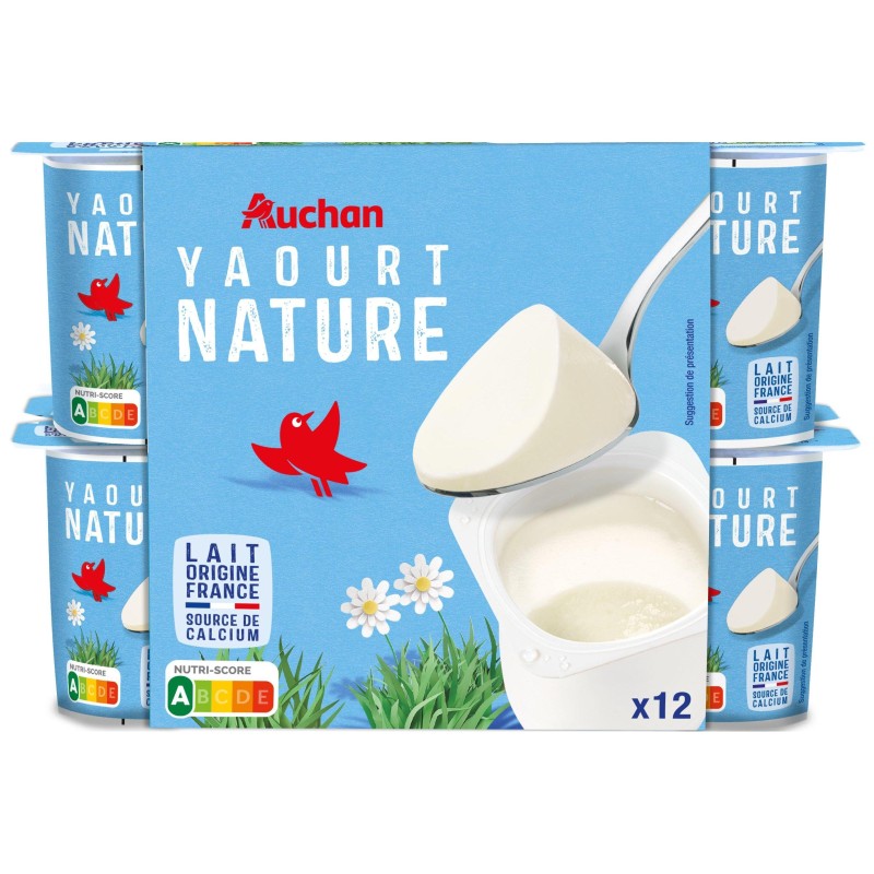 Yaourt nature 12x125g