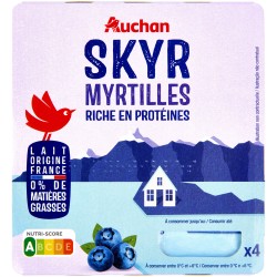 Skyr myrtille 0%MG 4x100g